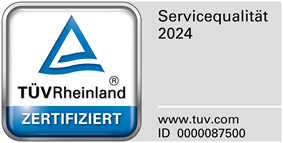 Ketterer Kfz-Meisterbetrieb ist von TÜV Rheinland zertifiziert Bild mit Zertifikat von TÜV-Rheinland